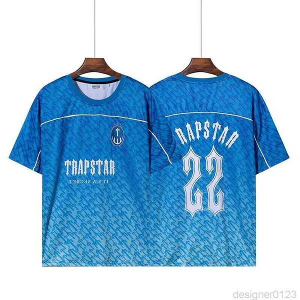 

trapstar men's and women's t-shirt classic letter fashion clothing casual fashion brand men's luxury clothing pure cotton sim, White;black