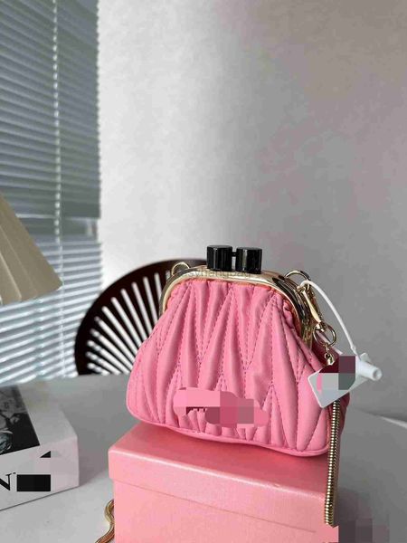 

miu bag miu bag new pleated crossbody iron mouth bag coin purse wallet