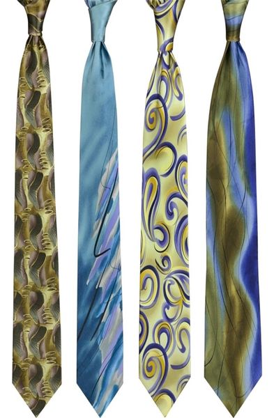 

colorful wide vintage 100 silk printing mens neckties ties 10cm floral abstract geometrical paisley printed handmade brand 2206302725408, Blue;purple
