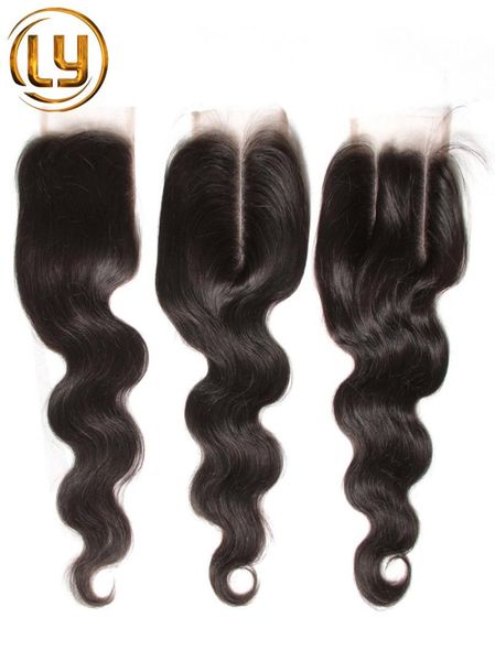 

1pc lace closure peruvian hair body wave with closure 7a unprocessed hair weave closures unice peruvian body wave lace closure7967479, Black;brown