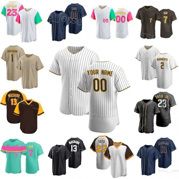 

baseball 22 juan soto jerseys 9 jake cronenworth 7 ha-seong kim 23 fernando tatis jr 13 manny machado 2 xander bogaerts 1 trent grisham 44 j, Blue;black