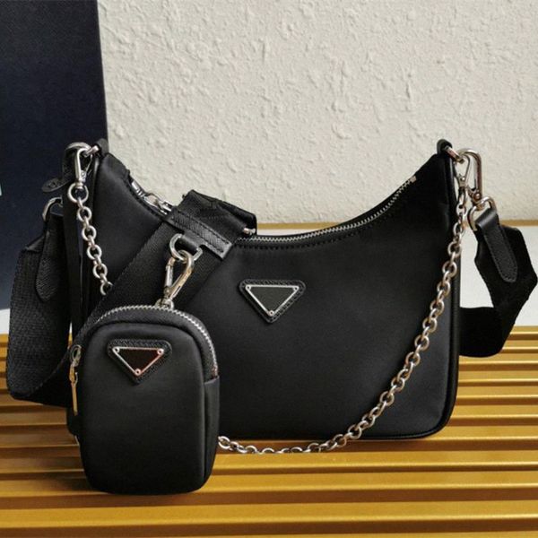 

designer nylon cleo re edition 2000 2005 bag sale 3 piece hobo shoulder women crossbody handbag luxury fashion leather handbags black pink b