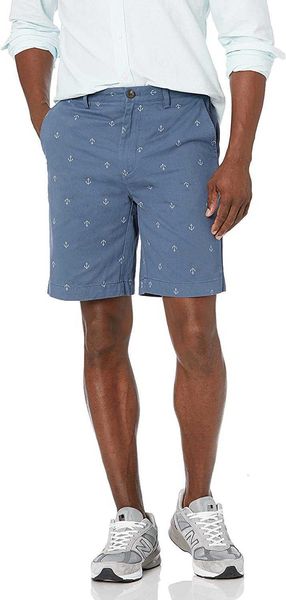 

essentials mens shorts men's brand summer classic-fit sports 9" short, White;black