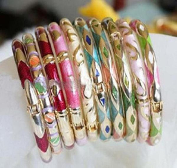 

designer chinese cloisonne bangle 4pclot01234567892560760, Black