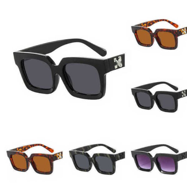 

frames luxury fashion sunglasses brandoffs men women sunglass arrow x frame eyewear trend hip hop square sports sun glasses travel sunglasse, Black