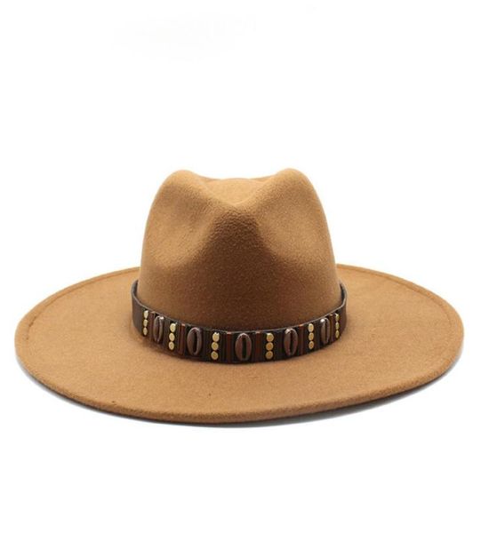 

winter autumn men wool fedora hats with belt women vintage big wide brim jazz felt hat panama derby church hat5027186, Blue;gray