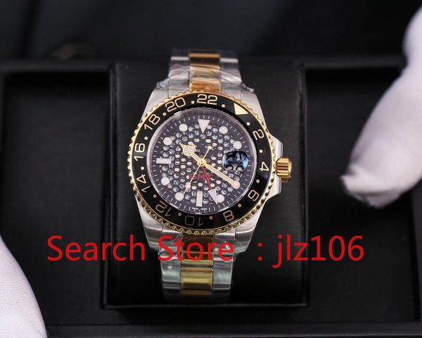 

lls mechanical watch, clone watch, sapphire mirror, fully automatic mechanical movement, diameter 40mm, blue light, stable travel time, er