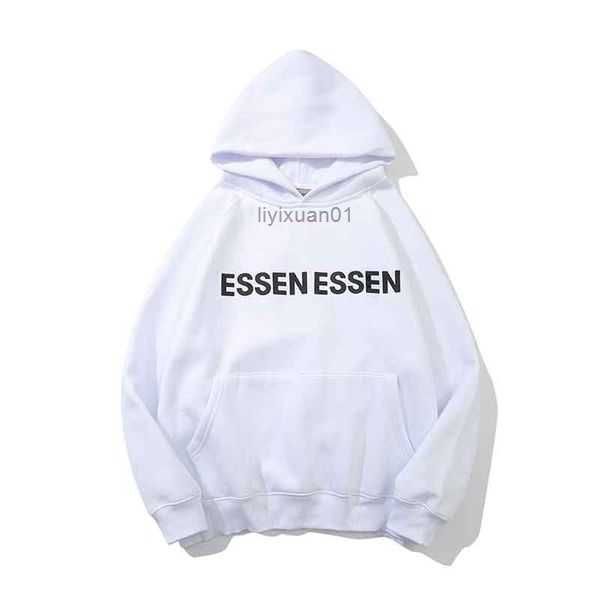 

essen hoodie men hoodies designers pull-over ess winter warm man clothing hoody sweatshirts version us size 1 yjvs, Black