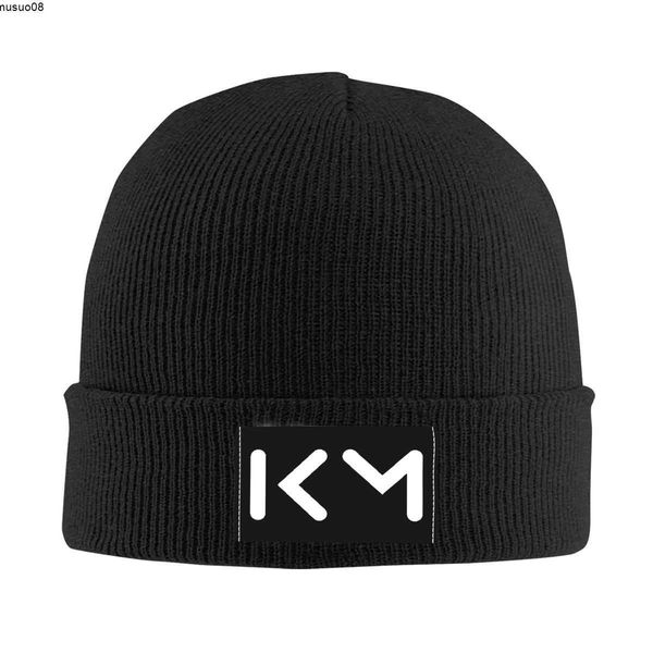 

beanie/skull caps km mbappe football soccer skullies beanies caps for men women outdoor winter warm knit hat bonnet hats j230518, Blue;gray