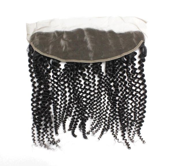 

5pcslot afro kinky curly lace frontal closures brazilian virgin human hair nautral black 130 remy swiss lace frontals for black 8445661