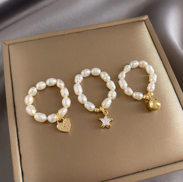

natural freshwater pearl ring women s fashion personalized niche design korean affordable luxury fashion cold wind index finger ri9139551, Silver