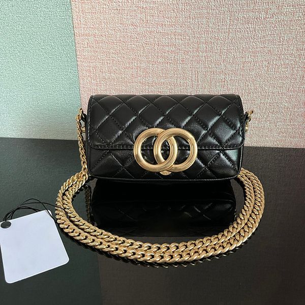 

designer flap bag 10a mirror quality lambskin mobile phone holder luxury chain bag with box c051