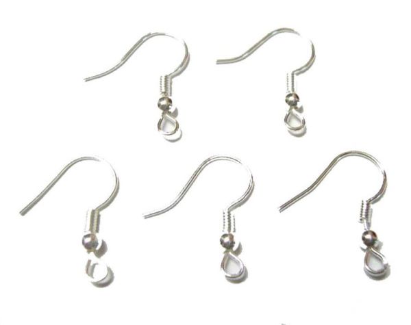 

200pcslot silver plated earring hooks finding for diy craft fashion jewelry gift 15mm w259273742