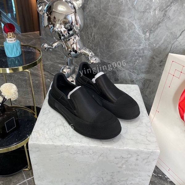 

new designer platform women quality casual shoes leather lace-up sneaker lady flat running trainers letters gym sneaker, Black