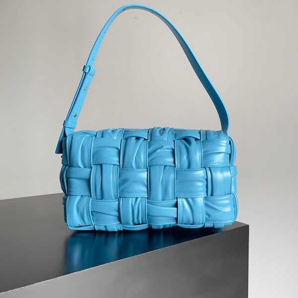 

designer handbag 10a mirror quality foulard intreccio leather shoulder bag 28cm with box b07v