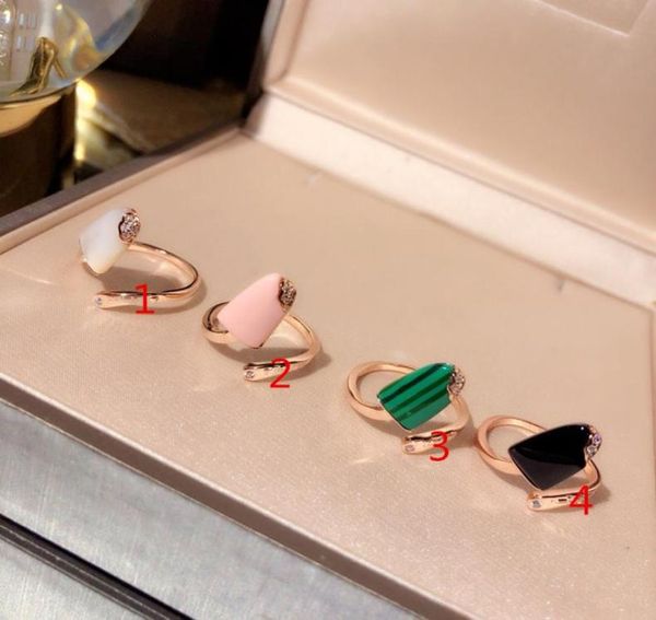 

brand pure 925 sterling silver jewelry ice cream rings gemstone rings mother pearl opal agate rose gold open rings5270859