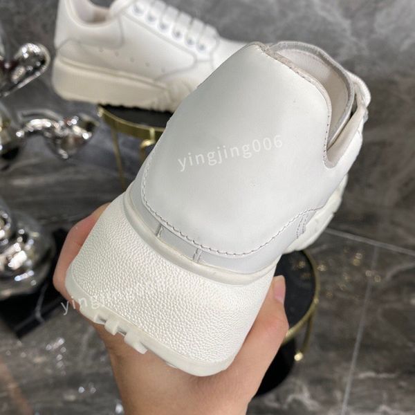 

brand designer platform women quality casual shoes leather lace-up sneaker lady flat running trainers letters gym sneaker, Black