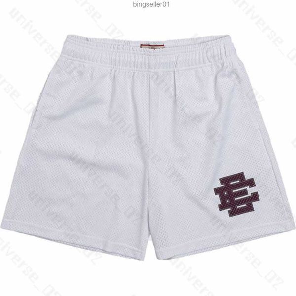 

shorts ee basic eric emanuels mens womens designers fitness mesh breathable beach pants sports series basketball pant new yorkb2sr, White;black
