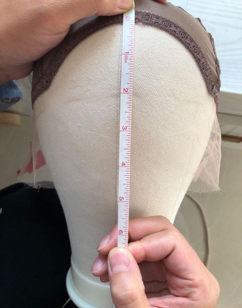 

hd swiss lace front wig cap for make wigs adjustable straps09400496, Black;brown