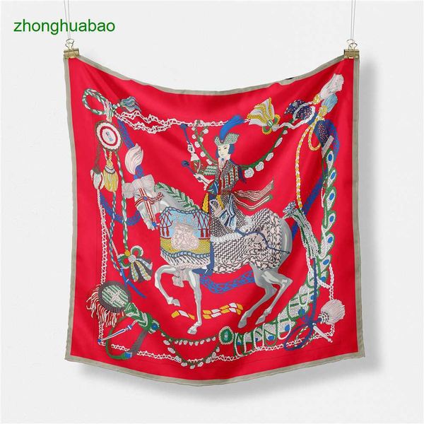 

hemres designer scarves korean decorative fashion headband fresh springsummer new women's hairband small square scarf xfj007, Blue;gray