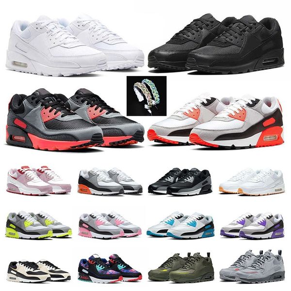 

mens running shoes women outdoor sports sneakers mesh triple black white gum infrared surplus cargo khaki valentine's day size 36-45