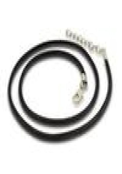 

black wax leather cord necklace rope chain lobster clasp diy jewelry accessories 2mm and 15mm for selections6708636, Silver