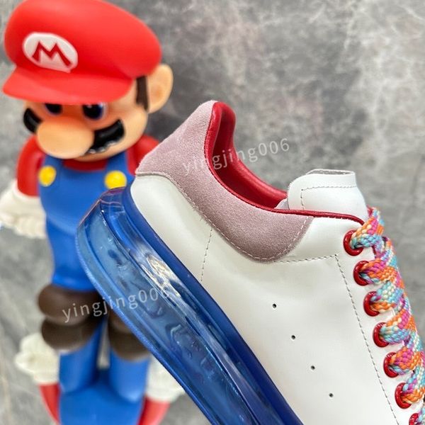 

new designer platform womens quality casual shoes leather lace-up sneaker fashion lady flat running trainers letters gym sneaker, Black