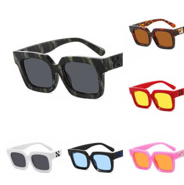 

luxury fashion frames sunglasses brandoffs men women sunglass arrow x frame eyewear trend hip hop square sunglasse sports travel sun glasses, White;black