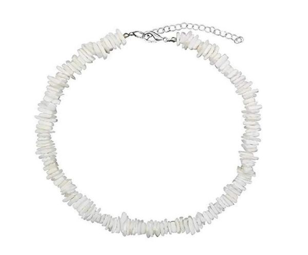 

chokers 2022 bohemian natural puka shell white color irregular chip choker necklace for women men collares de moda kolye2699911, Golden;silver