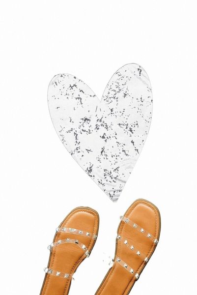 

gray valentine's day large heart shape print graphic t shirt 402p#, White