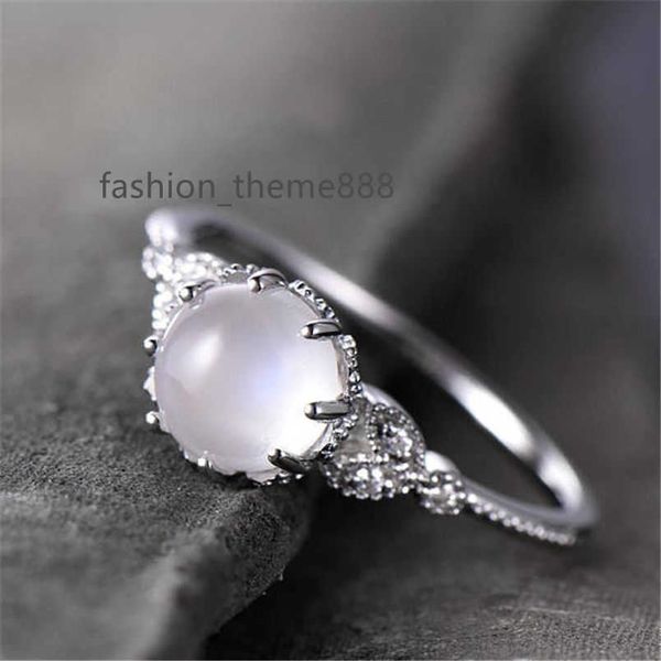 

opal ring 925 sterling silver sparkling girl birthday party chirstmas eternity women wedding gift jewelry r008