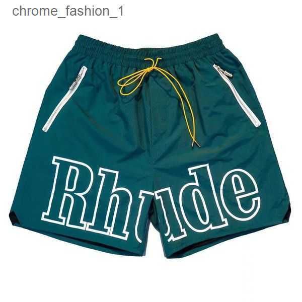 

rhude designer shorts mens fashion beach pants sports fitness luxury summer casual versatile quick drying breathable mesh 35 svun, White;black