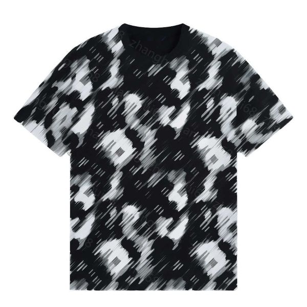

23ss designer t shirt summer casual tshirt brand round neck pure cotton full ink star flower letter printing sleeve t-shirt, White;black
