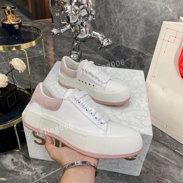 

2023new designer platform men women quality casual shoes leather lace-up sneaker lady flat running trainers letters gym sneaker, Black