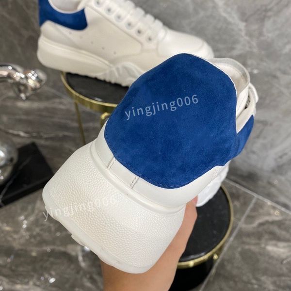 

r platform men womens quality casual shoes leather lace-up sneaker lady flat running trainers letters gym sneaker, Black