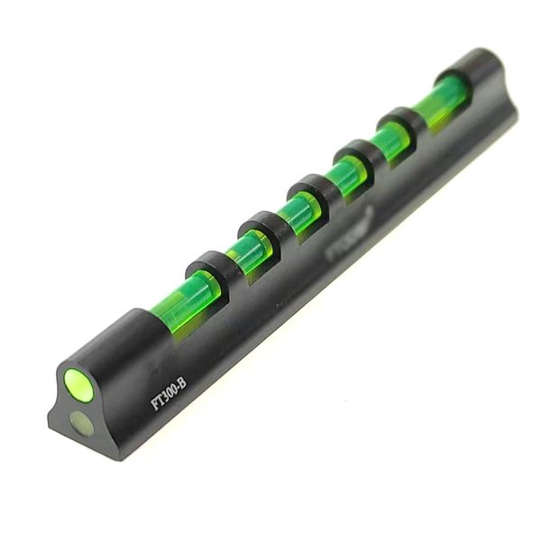 

sun night vision fiber optic sight green & red front sights installed on rib