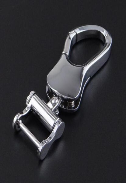 

creative fashion chain new key keyring 2016 gift charm mens ring keyfob car metal keychain alloy1070264, Silver
