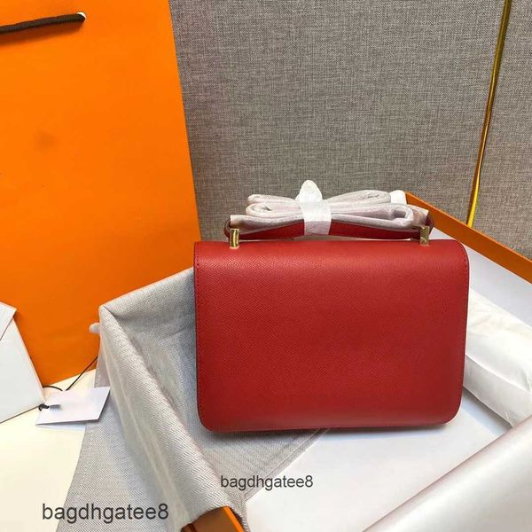 

cons tance fashionable 2023 box shoulder designer leather bag square bags small single tofu women's stewardess style rbf9