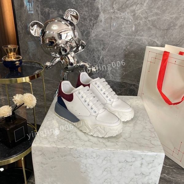 

brand designer platform women quality casual shoes leather lace-up sneaker lady flat running trainers letters gym sneaker, Black