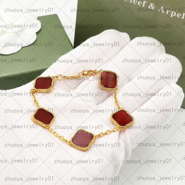 

designer clover bracelet for women fashion style rose gold silver chains cuff pulsars luxury jewelry woman charm armband trendy valentine&#0, Golden;silver