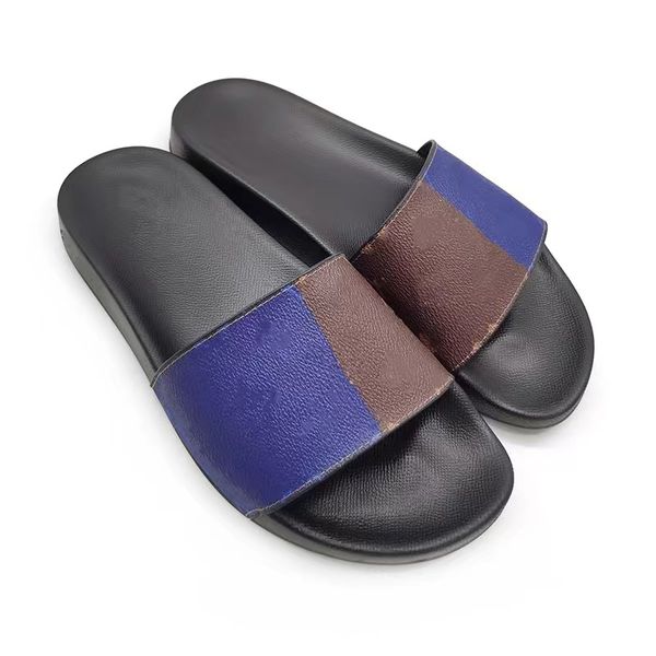 

original old flower l g print letter designer slipper slides sandals summer flats leather platform shoes ladies v beach effortlessly stylish, Black