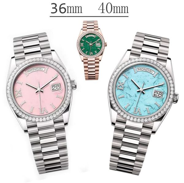 

Mens Watch Week Date ST9 36mm 40mm Super Factory Diamond Watch Fashion Casual Men's Watch automatic mechanical watch Montre De Luxe Dhgate, Wtach sapphire