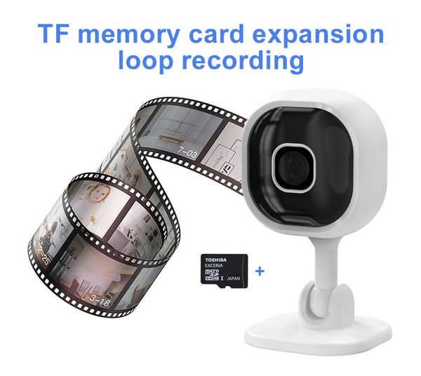 

ip camera smart home item infrared night vision indoor wifi camera security remote viewing monitor cam