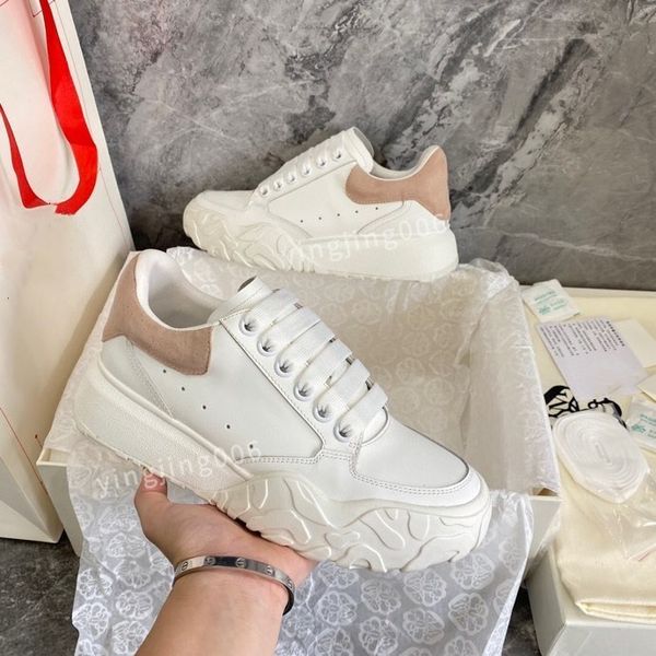 

brand designer platform womens quality casual shoes leather lace-up sneaker lady flat running trainers letters gym sneaker, Black