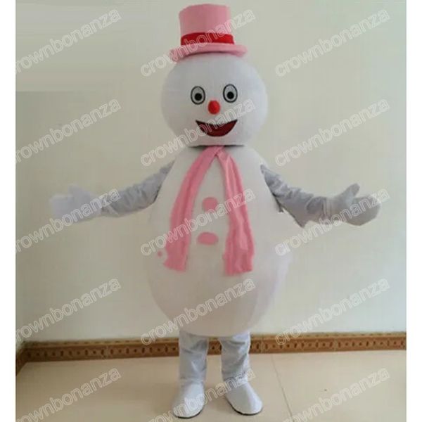

simulation snowman mascot costumes cartoon carnival adults outfit birthday party halloween christmas outdoor outfit suit, Red;yellow