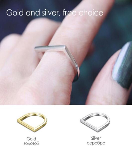 

band rings woman rings925 sterling silver color wedding for women minimalist jewelry bague femme anillos mujer2442864