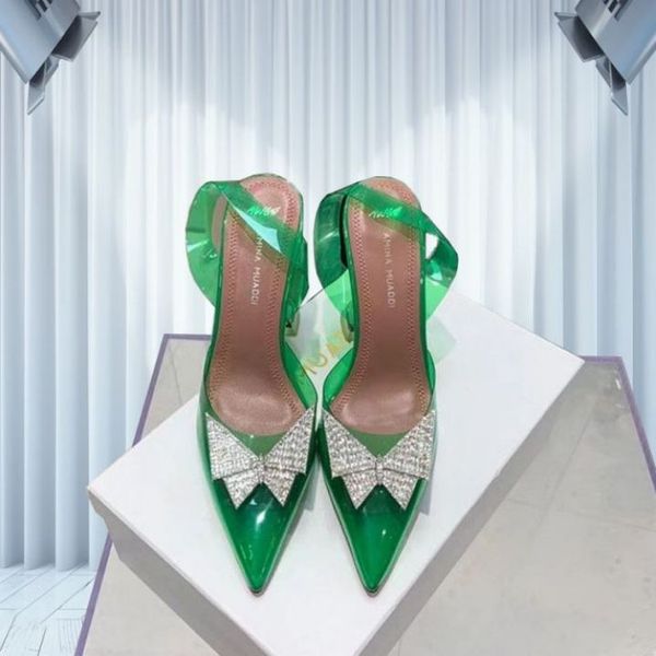 

luxury designer woman sandals italy amina muaddi black satin begum sling heels begum crystal brooch slingback pumps women wine cup heels sli