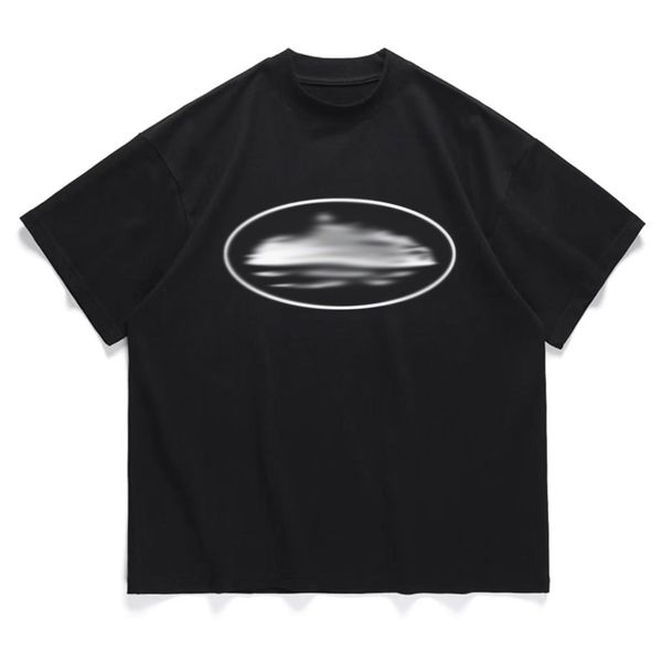 

men's t-shirts mens t shirts alcatraz shirt street round neck loose short sleeved high street european style, White;black