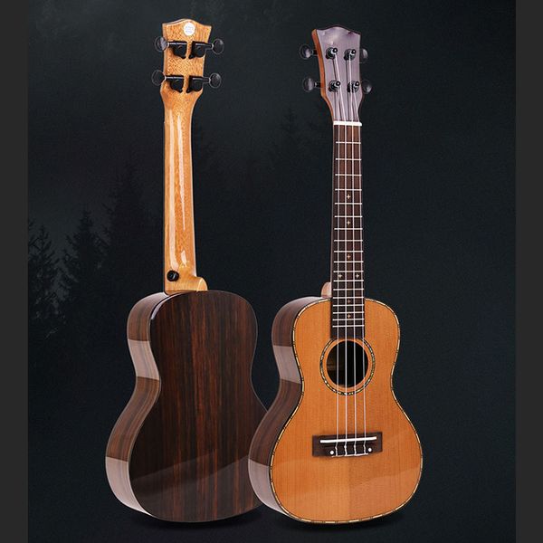 

veneer 23-inch glossy rosewood ukulele advanced single guitar for adults