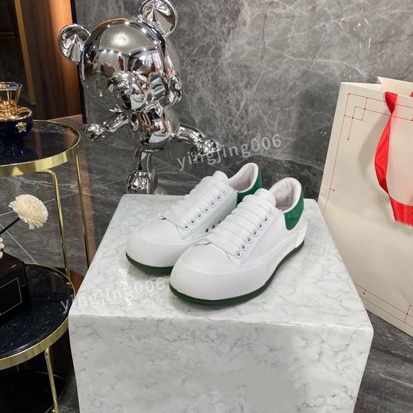 

new designer platform men women quality casual shoes leather lace-up sneaker lady flat running trainers letters gym sneaker2023, Black